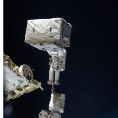 Astronauts Head Upgraded During Spacewalk