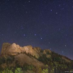 Mount Rushmore’s Starry Night