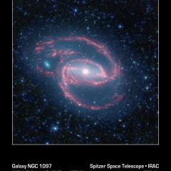 NGC 1097: Spiral Galaxy with a Central Eye