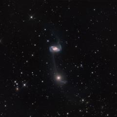 Galaxies on a String