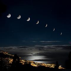 Eclipse at Moonset