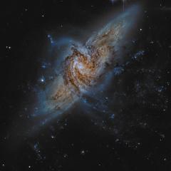 NGC 3314: When Galaxies Overlap