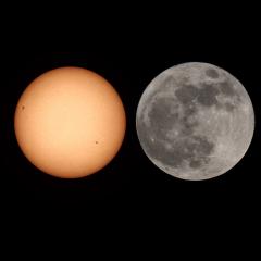 Sun vs Super Moon