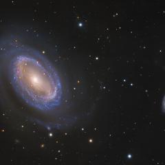 One Armed Spiral Galaxy NGC 4725