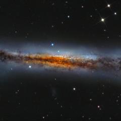 Edge-on NGC 3628