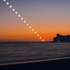 A Solstice Sunset Self Portrait