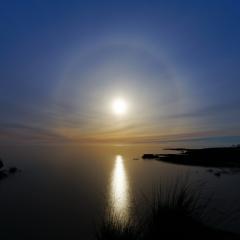 A Super Moon’s Halo