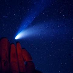 Comet Hale Bopp Over Indian Cove