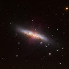 Bright Supernova in M82