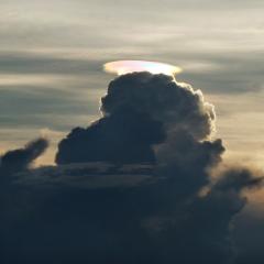 A Rainbow Pileus Cloud over Zimbabwe