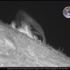 Sun and Prominence