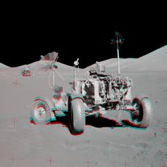 Apollo 17 VIP Site Anaglyph