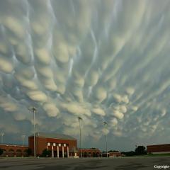 Mammatus Clouds over Nebraska