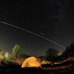 Camelopardalids and ISS
