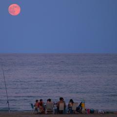 Alicante Beach Moonrise