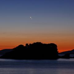 Venus and Jupiter at Dawn