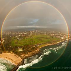A Full Circle Rainbow over Australia