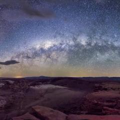 Milky Way over Moon Valley