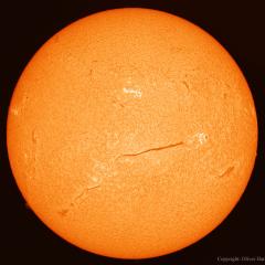 An Extremely Long Filament on the Sun