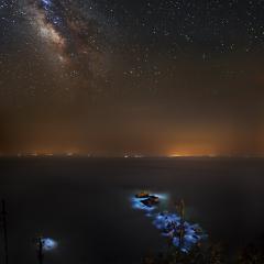 Blue Tears and the Milky Way