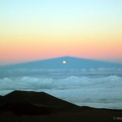 Moonrise Through Mauna Kea’s Shadow