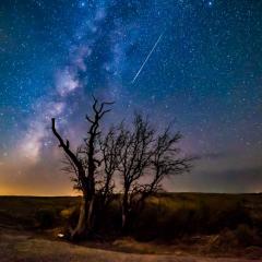 Comet Dust over Enchanted Rock