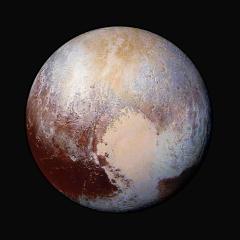 Pluto in Enhanced Color