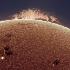 A Prominence on the Sun