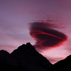 A Heart Shaped Lenticular Cloud