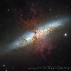M82: Galaxy with a Supergalactic Wind