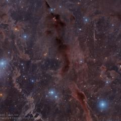 Dark Nebulas across Taurus