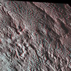 Pluto’s Bladed Terrain in 3D