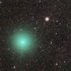 The Comet and the Star Cluster