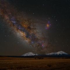 Milky Way Over the Spanish Peaks