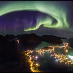 Northern Lights above Lofoten
