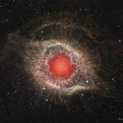 The Helix Nebula in Infrared