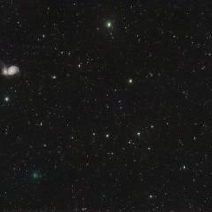 Whirlpool with Comets