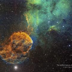Sharpless 249 and the Jellyfish Nebula