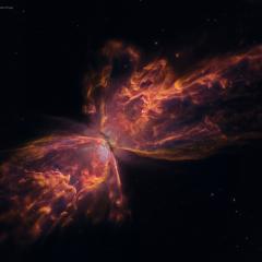 The Butterfly Nebula from Hubble