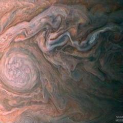 A White Oval Cloud on Jupiter from Juno
