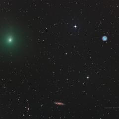 The Comet, the Owl, and the Galaxy