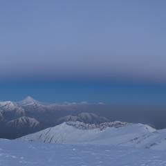 Earth Shadow over Damavand
