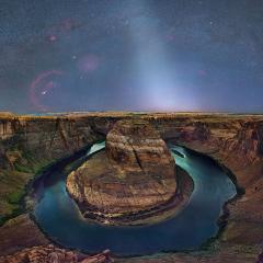 A Zodiacal Sky over Horseshoe Bend