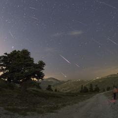 Perseid Meteors over Turkey