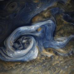 Juno Spots a Complex Storm on Jupiter
