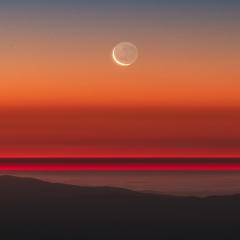 Old Moon in the New Moon’s Arms