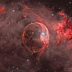NGC 7635: The Bubble Nebula Expanding
