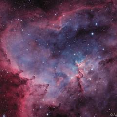 In the Heart of the Heart Nebula