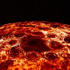 Cyclones at Jupiter s North Pole