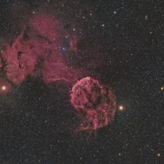 Sharpless 249 and the Jellyfish Nebula